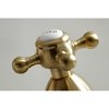 Kingston Brass KS1977BX 8" Widespread Bathroom Faucet, Brushed Brass KS1977BX